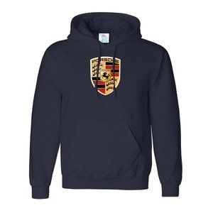Men's Porsche Pullover Hoodie Black